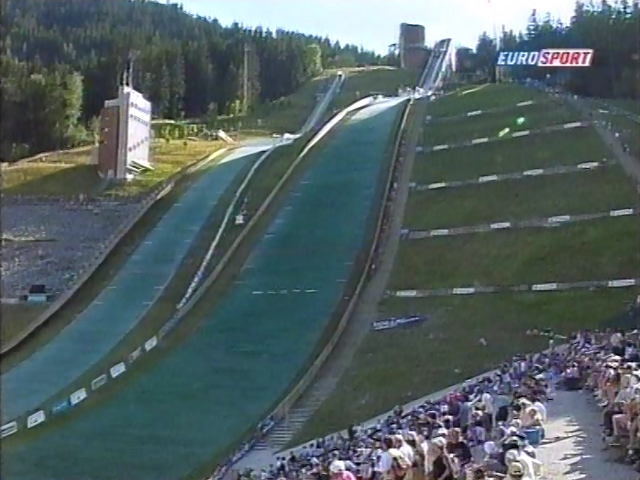 Skocznia w Courchevel (Eurosport)